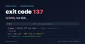 exit 137 ไม่ใช่ disk เต็ม: กัน Jest OOM ใน Docker และ CI